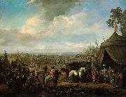 Flemish Town Sieged by the Spanish Soldiers Johannes Lingelbach